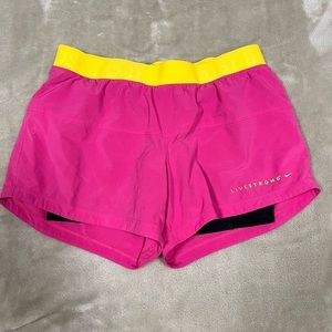 Nike Livestrong Athletic Sport Shorts
